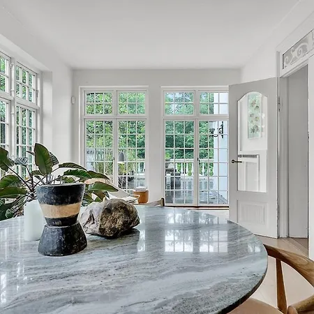 Large Pool Close To Forest Risskov